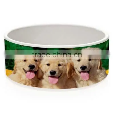 Sublimation ceramic pet bowl