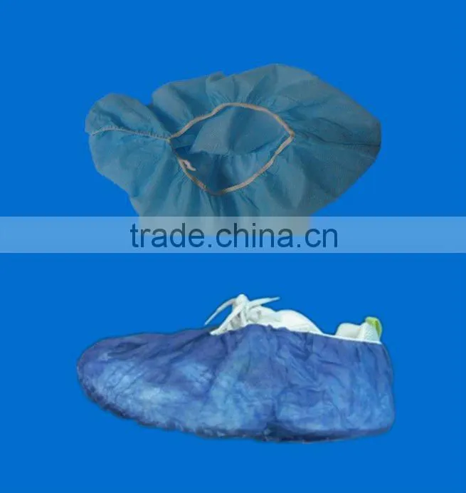 nonwoven blue big size disposable shoe cover