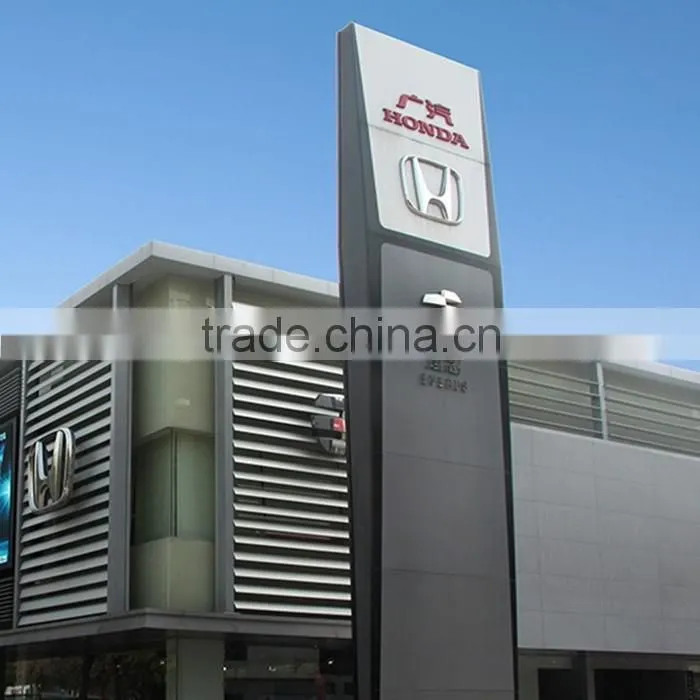 Unique Design Stainless Steel Standing Pylon Board