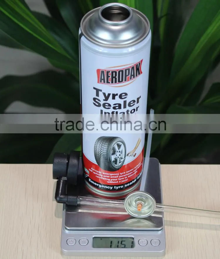 2016 CANTON FAIR Aeropak China Automatic Tyre Sealer Inflator 450/550/650ml for bike and car