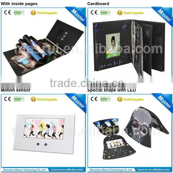 High Quality 4.3Inch LCD Screen Video Business Card /Video Greeting Card Module