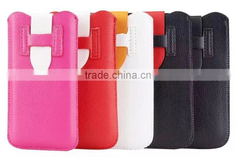 Free shipping Belt Clip Leather Flip Case for iPhone 4g 5G Pouch Holster Cover