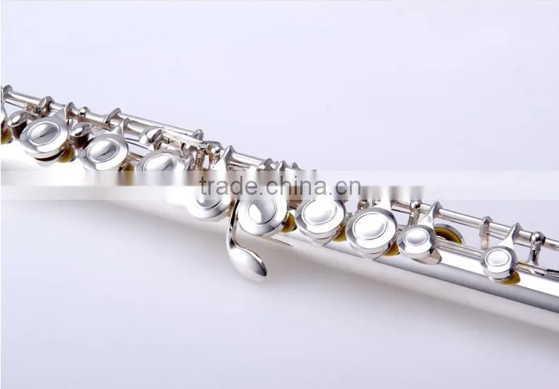 16 closed keys flute cupronickel body material