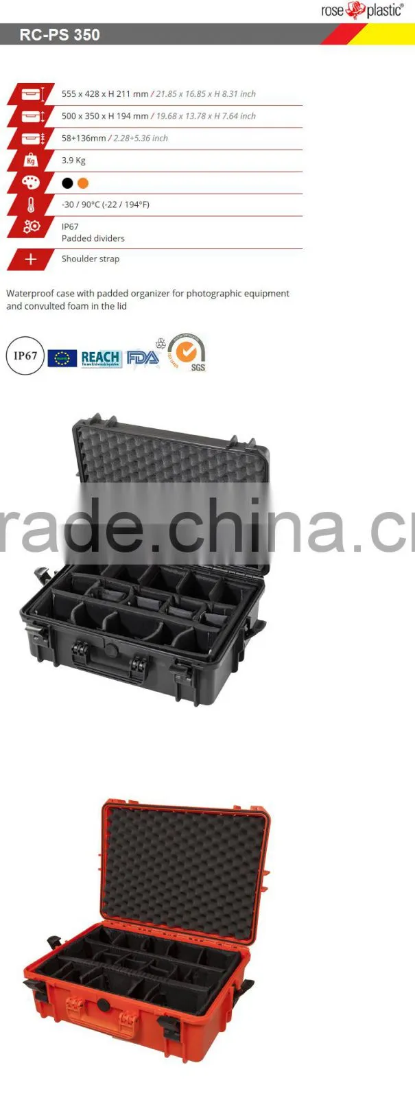 Waterproof weapon equipment case RCPS 405 TR