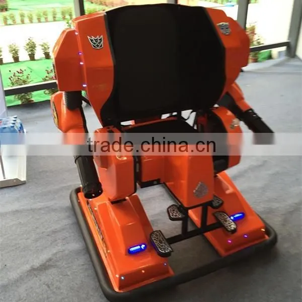 2016 China new amusement game kiddie rides robot children walking robot for sale