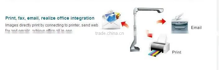 All in one Versatile Doc Scanner & Visual Presenter/ 5.0Mega pixel both A3&A4 size scanning ,document&3D Object Scanning S600