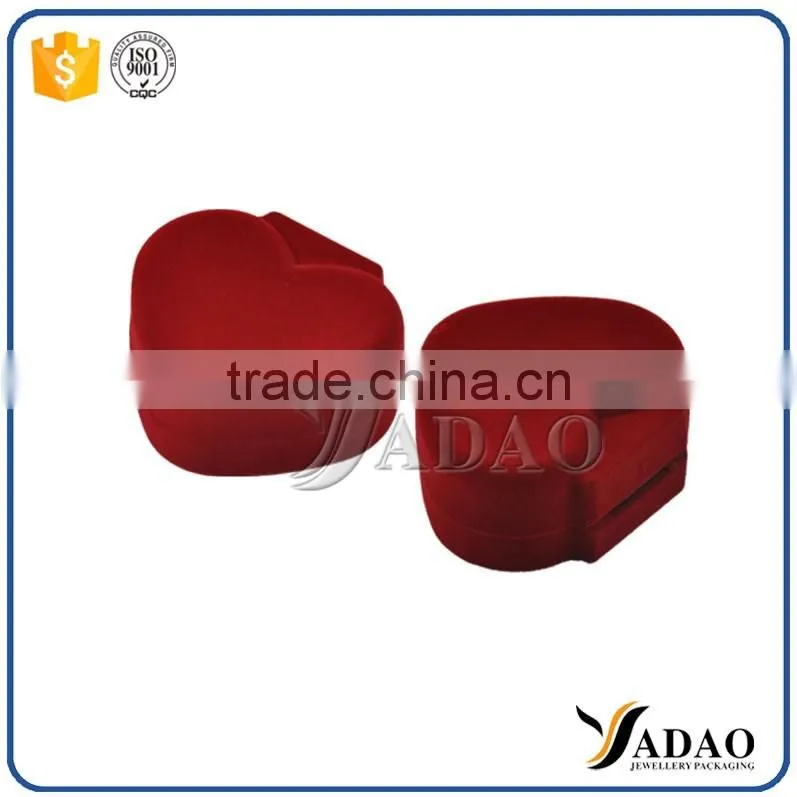 heart shape velvet packaging box suppliers