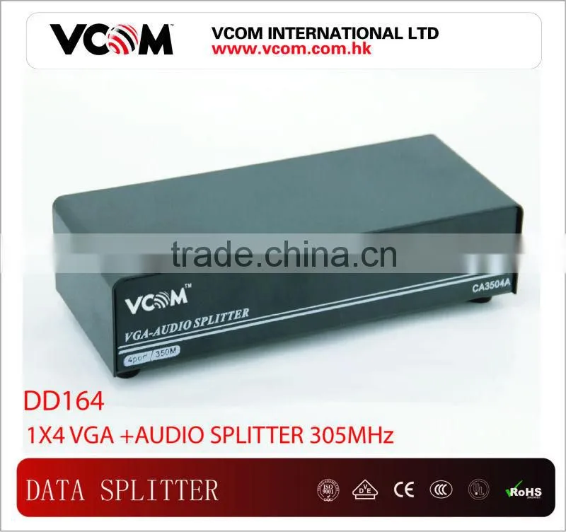 2013 Hot Sale 1*8 Ports VGA Power Splitter 350MHz