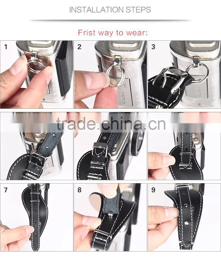 Wholesale Genuine Leather Mirrorless Camera Strap