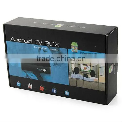 E-M6 Android TV Box TV Dongle Android 4.2 8726-MX Dual Core RJ45 AV Out 4 USB