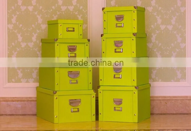 Paper board foldable paper packing box from china
