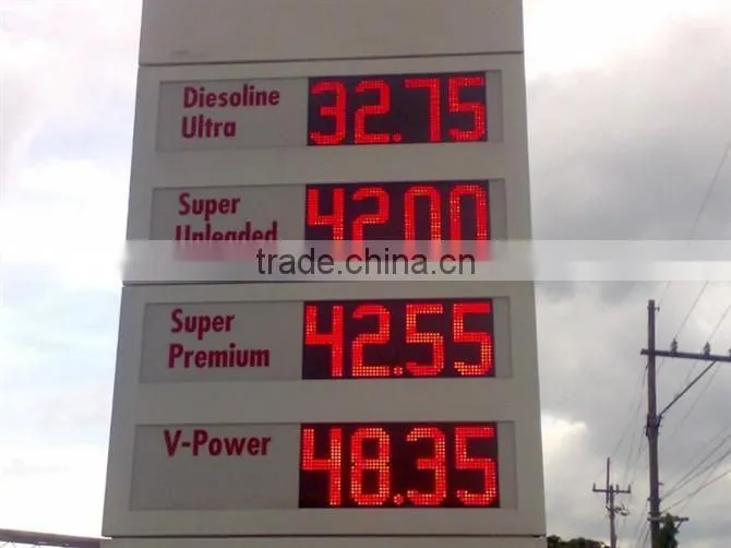 LED gas station price display /sign /board Gas Station Price Sign,Gas Station Led Price Sign,Led 7 Segment Price Signs