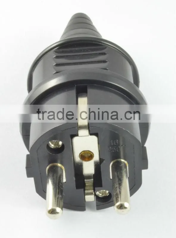 Top quality full copper france type electrical plug