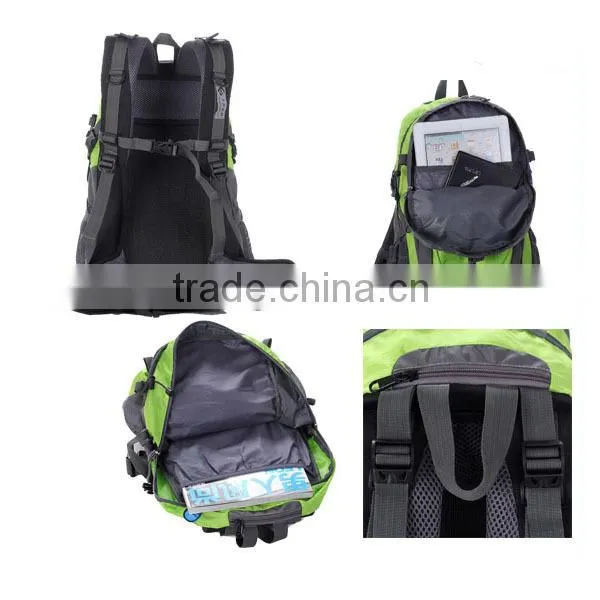 2015 New 65L Outdoor Sport Waterproof Backpack Shoulder Bag Camping Hiking Backpack Bag for Travel