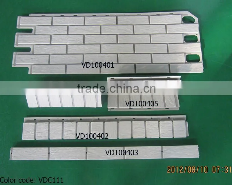 Colonial White Faux Brick Wall Panel(Model:VD100401 Color:VDC111)