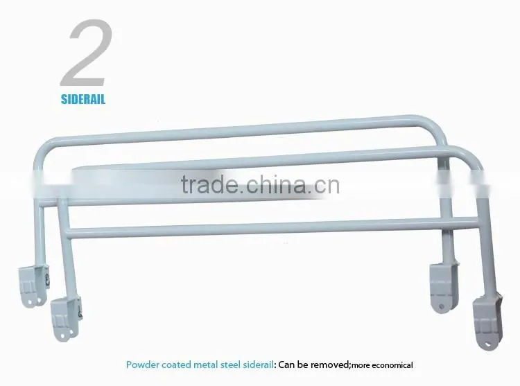 cheaper double crank hospital stainless steel beds ce apporved