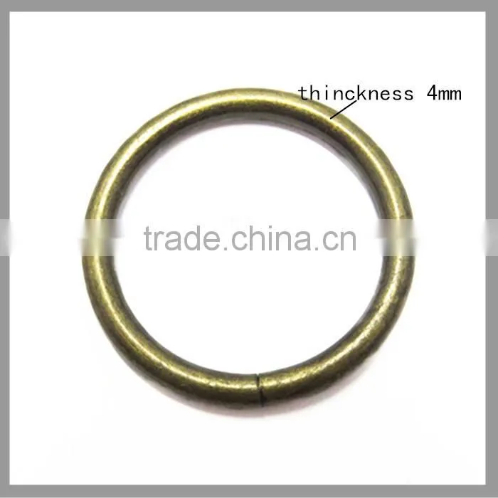 Decorative brass Metal handbag O Ring , Round Ring