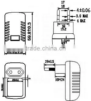 220vac 240VAC 12vdc 2a 24w eu uk power adapter CE approved