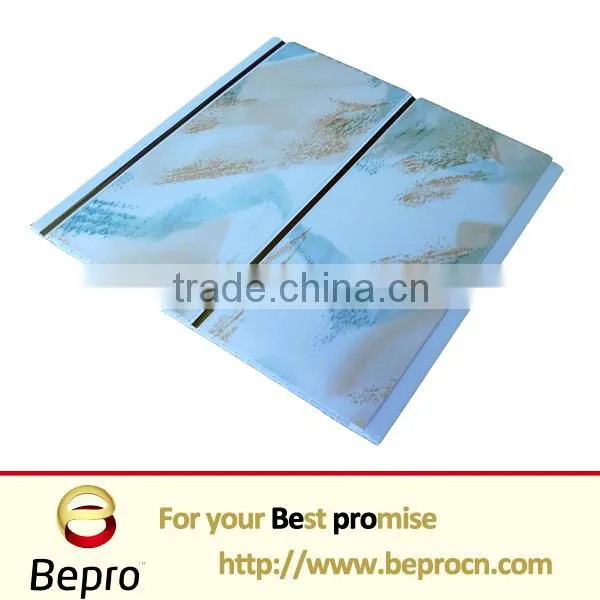 25cm four grooves groove Decorative PVC wall panel for bathroom