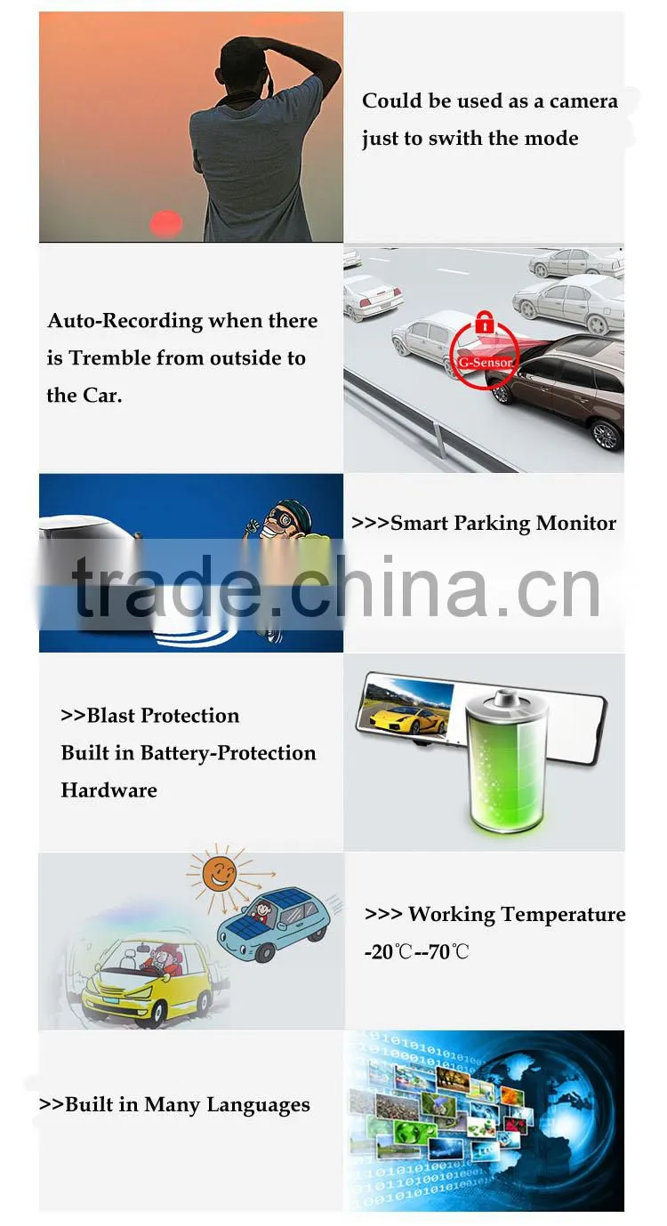 multifunction 1080P driver recorder hd car dvr camera