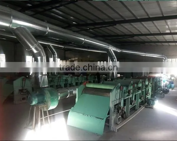 Good performance cotton cleaning machine/cotton waste making machine with china top quality