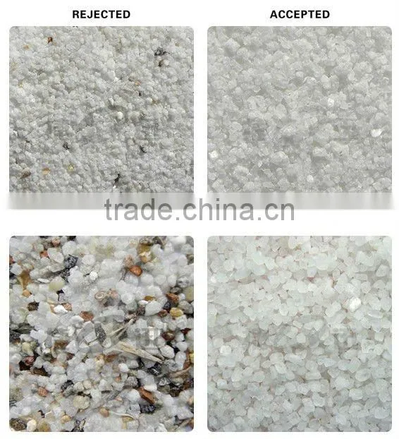 Intelligent multifunction salt ccd color sorting machine