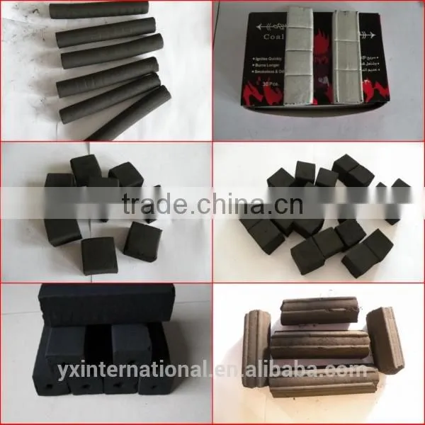 2hours burning time triangle charcoal electrical hookah charcoal