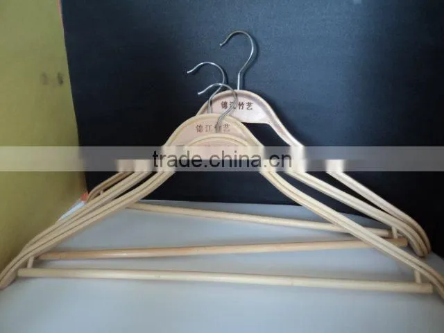 Environmental Clothes bamboo hangers manufacturer