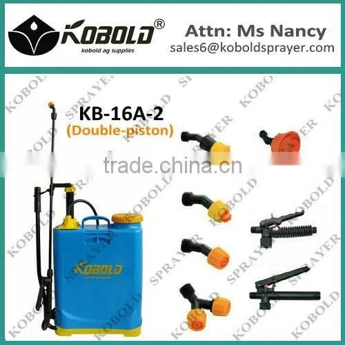 (605920) Double-Pump 20L agricultural backpack hand operated pump sprayer
