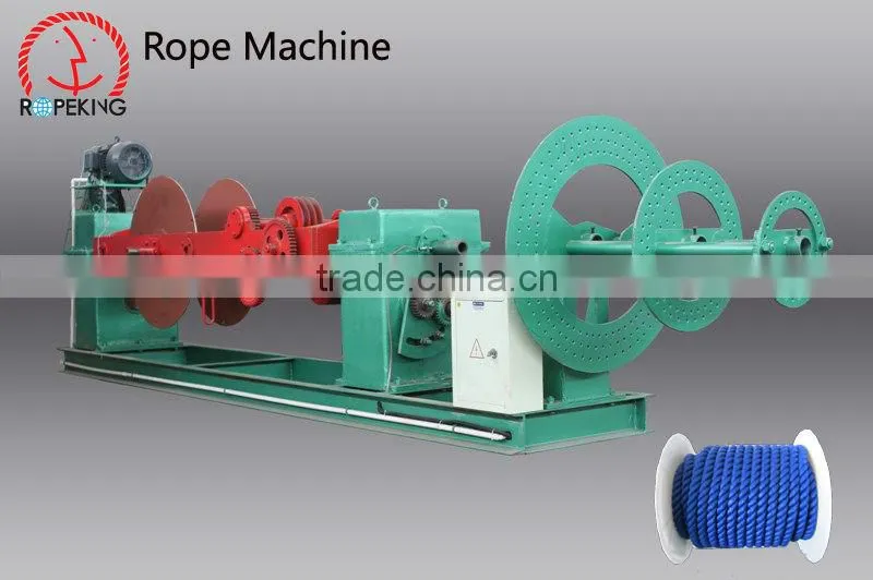 3 strands manila rope making machine