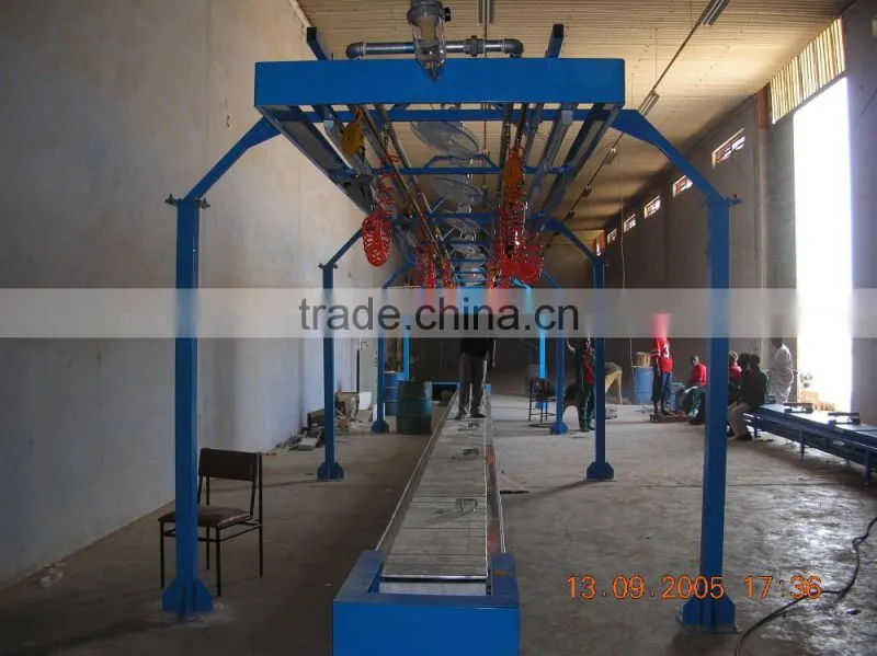Motorcycle assembly conveyor production line
