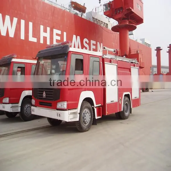 sinotruk 6*4 euro 2 fire truck sale