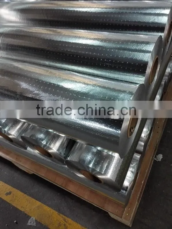 reinforced aluminium foil coated woven fabric