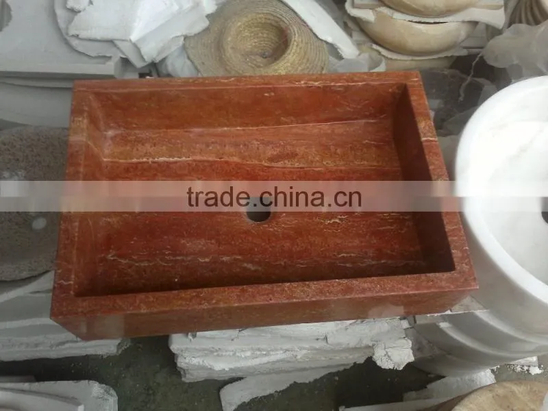 rectangular drop bathroom sink;marble sink;fancy bathroom sinks