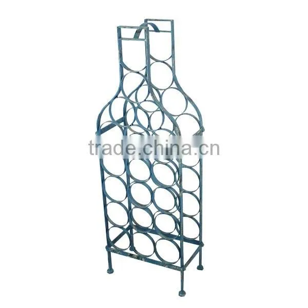 Metal Decorative Wine Rack Wine Bottle Holder Wholesale Table Wine Rack