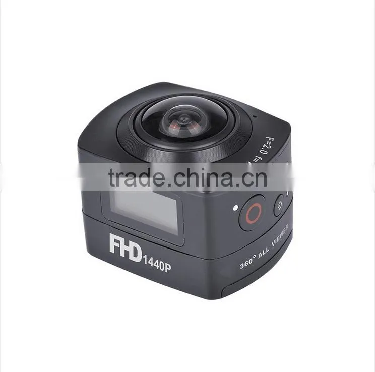 New Arrival Waterproof 360 Degree VR Sports Video Camera Wifi Multifunctional Mini Outdoor Portable VR Sports Camera