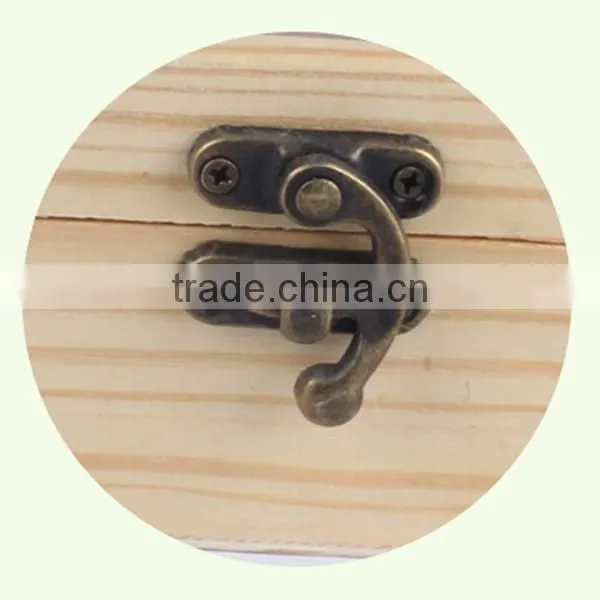 High-grade wooden packaging box transparent window custom display wood box