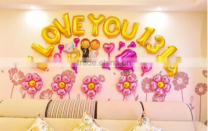 set wholesale wedding foil balloon