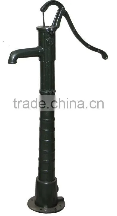 classical style casted grey iron garden decoration Older hand pump