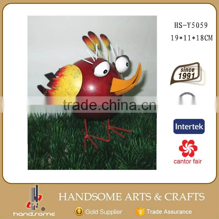 Funny Dancing Bird Animal Figurine Small Metal Letters for Crafts