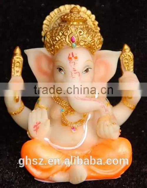Guo hao hot sale custom polyresin hindu goddess statue , 3d hindu god idols