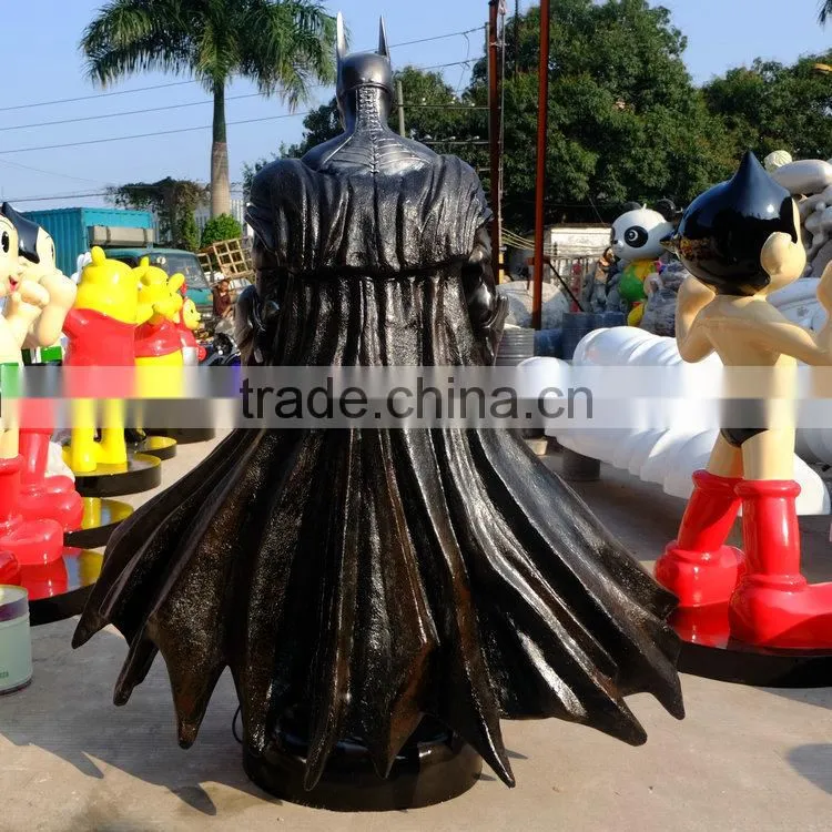 Fiberglass batman sculpture for movie character