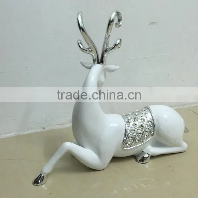 Polyresin deer statue decoration