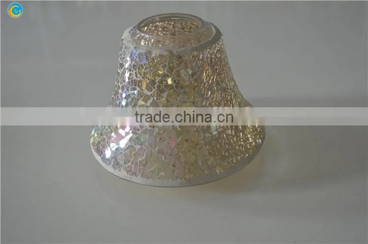 small glass oil lamp for candle mosaic table lamp