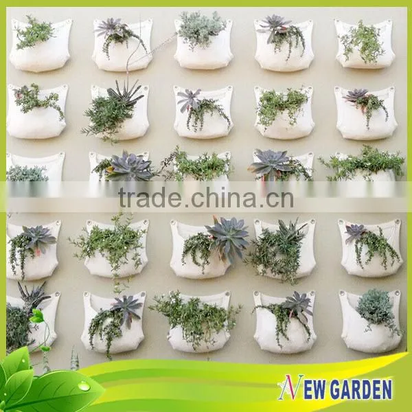Wholesale Decorative Garden Planter Flora Felt Living Wall Planter Vertical Garden