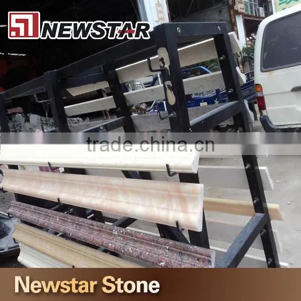 Polished Natural Marble Floor Border