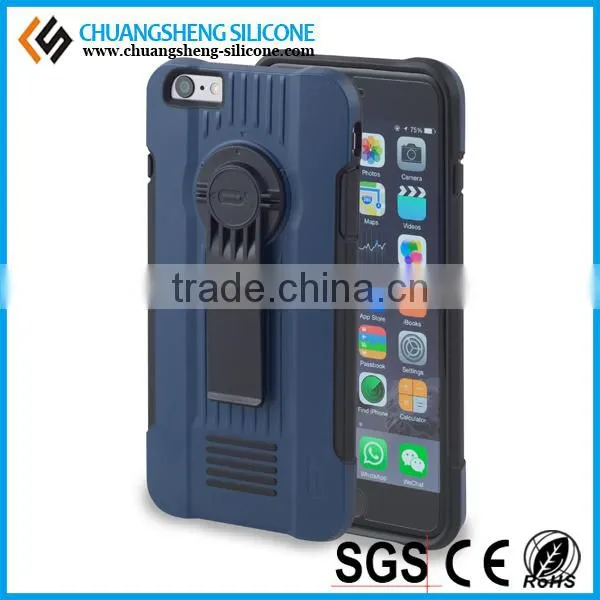 New fashion colorful new PP silicone phone case with 360 degree holder