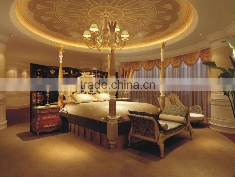 Classic Elegant European Style Teenage Girl's Bedroom Interior Design 3d Rendering BF12-03314g