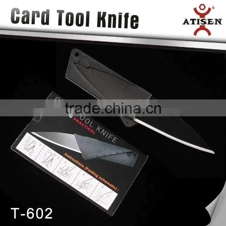 Hot Sale Folding Credit Card Knife Outdoor Survival Camping Multi Tools