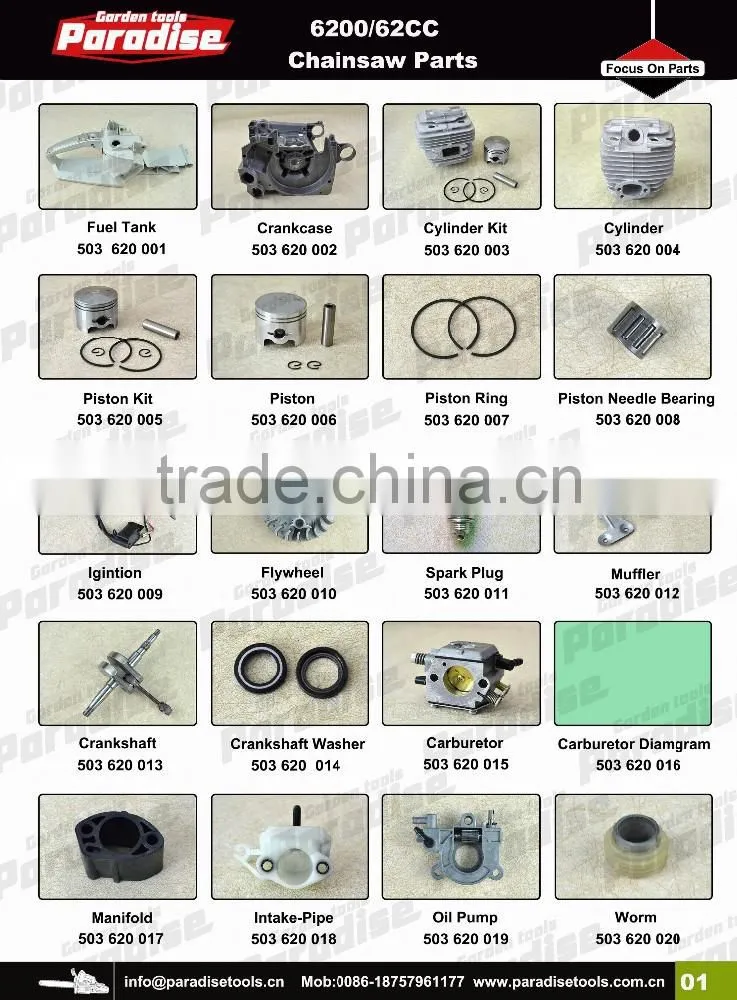 62CC Starter For Chainsaw